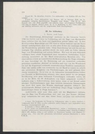 III. Der Schlossberg