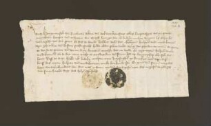 1441.07.21. Lubeke Molsan kündigt Bürgermeister und Rathmannen, Dechen und Werkmeistern alles "Amptichges" und der ganzen Gemeinheit der Bürger und Einwohner der Stadt Lemgo an, daß er Gerken von Aschen und der Seinigen Feind sei, und verwahrt sich wegen alles Schadens, der der Stadt daraus entstehen könne, wenn er mit seinen Helfern "unde Medekomern" auf Gerken suche, gesucht hätte, oder suchen wollte.