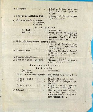 Geschäftsvertheilung bei dem Theresien-Volksfeste zu Bamberg 1833 : für die Mitglieder des Central- und General-Comite
