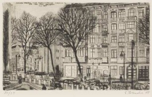 Eberhard Franke: Pariser Str./Ecke Fasanenstraße, 1978