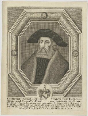 Bildnis des Christophorus Gugel Senior