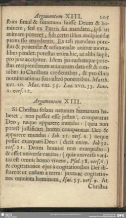 Argumentum XIII
