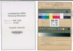Entnazifizierung Heinrich Krapoth , geb. 24.02.1899 (Lokfuehrer)