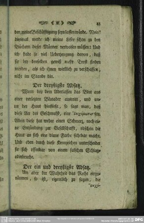 Der dreyßigste Absatz