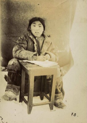 Junge der Ainu (Sammlung Bronislaw Pilsudski, 1887-1905)