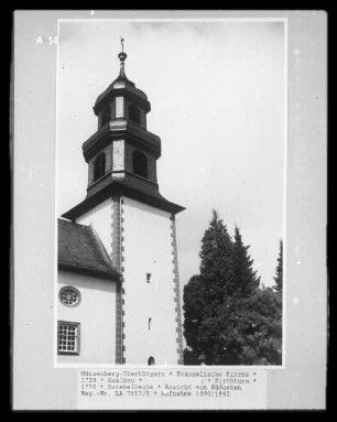 Evangelische Kirche — Kirchturm