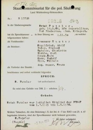 Putzler, Erich