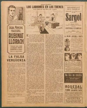 Los ladrones en los trenes : Las tretas de que se valen