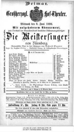 Die Meistersinger von Nürnberg