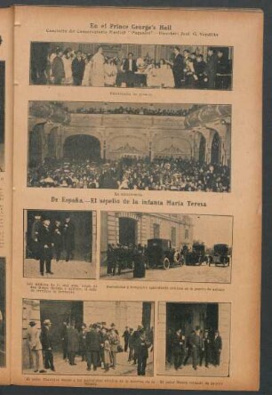 De España - [I] : El sepelio de la infanta María Teresa.- La huelga de ferroviarios.- Otros asuntos