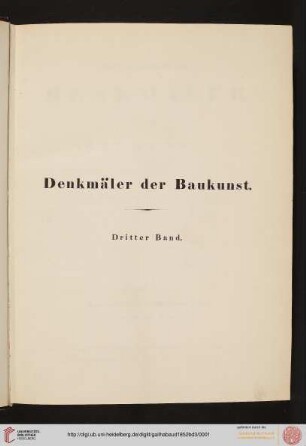 Band 3: Jules Gailhabaud's Denkmäler der Baukunst: Denkmäler des Mittelalters, sechste Abtheilung
