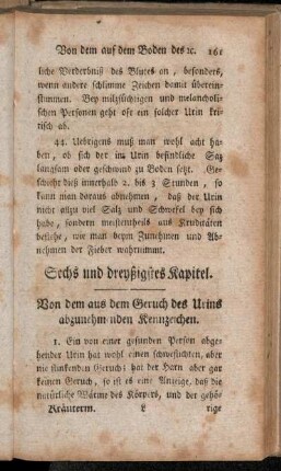 Sechs und dreyßigstes Kapitel - Vierzigstes Kapitel