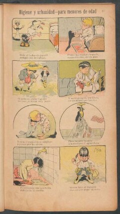 Higiene y urbanidad - para menores de edad - [Cómic]