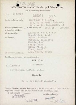 Kienzle, Karl