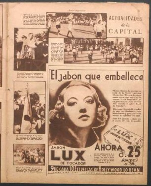 Actualidades de la capital [Fotografías]