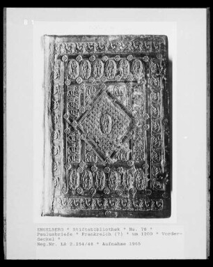 Paulusbriefe: Vorderdeckel des Buches