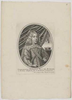 Bildnis des Ferdinand Francois, Erzherzog von Österreich, König von Böhmen und Ungarn
