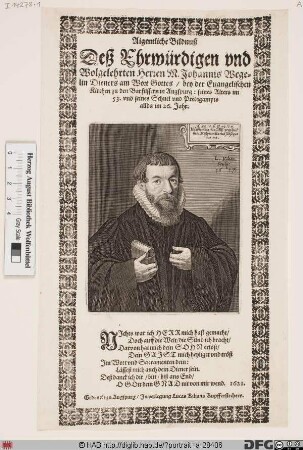 Bildnis Johann Wegelin
