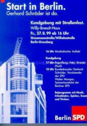 Wahlwerbung der SPD