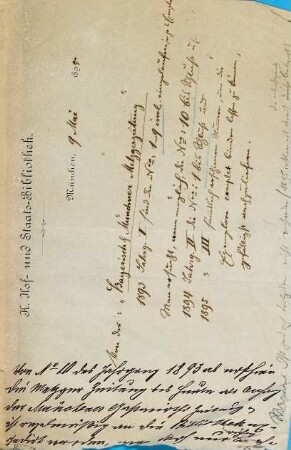 Bayerische und Münchener Metzger-Zeitung : unabhängige Wochenschrift zur Wahrung der Interessen des Fleischergewerbes und der Delikatessenbranche. 1.1893, Nr. 1 - 9