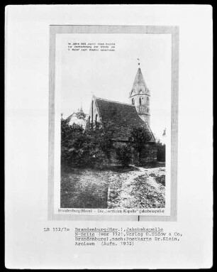Postkarte Dr. Klein, Arolsen & Jakobskapelle