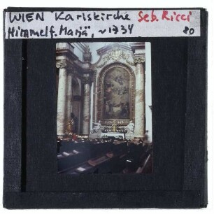 Wien, Karlskirche : Innenansicht, Altar Himmelfahrt Maria