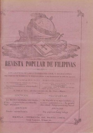 2.1889: Revista popular de Filipinas