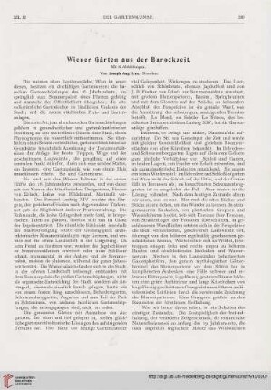 12: Wiener Gärten aus der Barockzeit