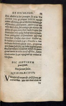 Dic Septimum praeceptum.