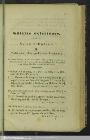 Galerie extérieure