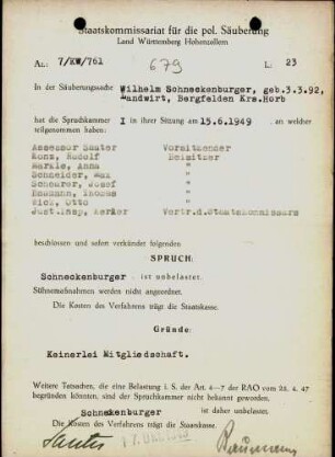 Schneckenburger, Wilhelm