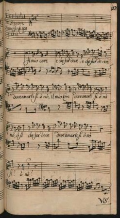 Il mio core; S, b.fig; A-Dur