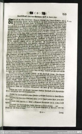 N.143. Kauff-Brieff über den Gronauer Hoff de Anno 1691