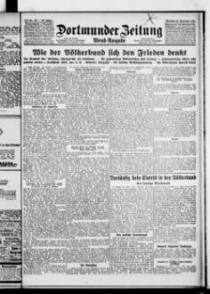 Dortmunder Zeitung. 1874-1939