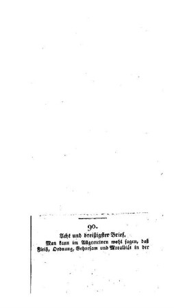 Acht und dreißigster Brief : [90. Abhandlung]