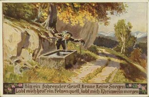 Bin ein fahrender Gesell, kenne keine Sorgen [...]