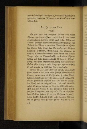 Der Hüter des Tals