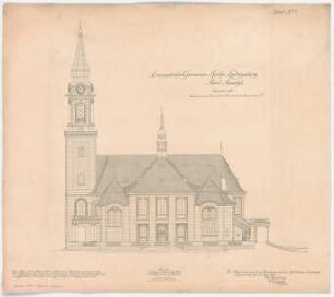 Thiersch, Friedrich von; Ludwigsburg; Garnisonkirche - Keller (Ansicht)