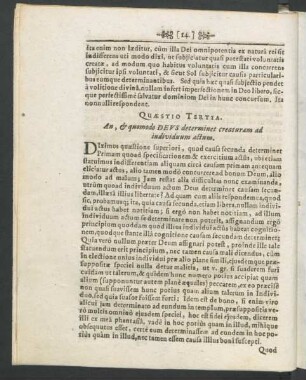 Quaestio Tertia.