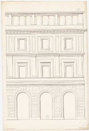 Palazzo Cicciaporci, Rom: Fassadenansicht