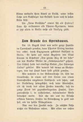 Zum Brande des Opernhauses