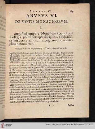 VI. De Votis Monachorvm