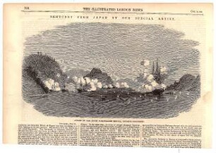 Attack on the dutch war-steamer "Medusa", opposite Siminoseki