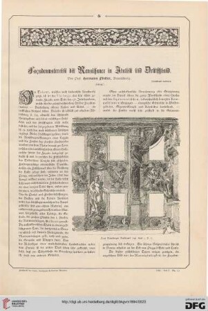 Façadenmalereien der Renaissance in Italien und Deutschland, [2]