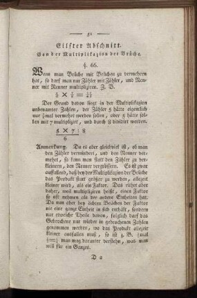 Eilfter Abschnitt. - Fünfzehnter Abschnitt.