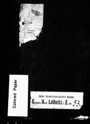 Gerichtshandelsbuch für die sog. oberen Dorfschaften, Bd. 01