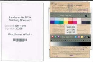 Entnazifizierung Wilhelm Kirschbaum , geb. 23.08.1913 (Kaufmann)