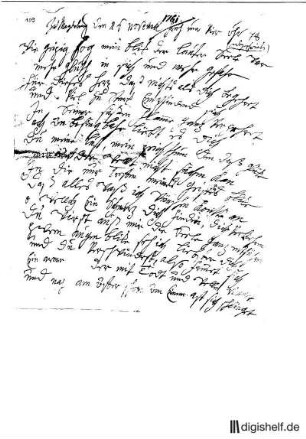 109: Brief von Anna Louisa Karsch an Johann Wilhelm Ludwig Gleim