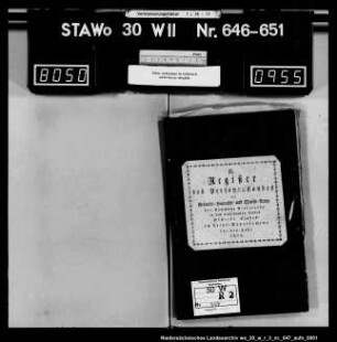 Zivilstandsregister Rittierode (Kanton Einbeck)