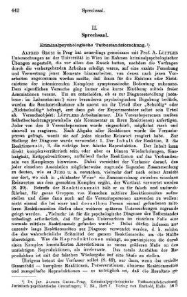 442-450, II. Sprechsaal